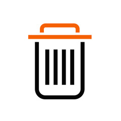 Garbage icon illustration
