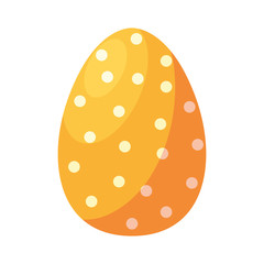 happy easter egg painted