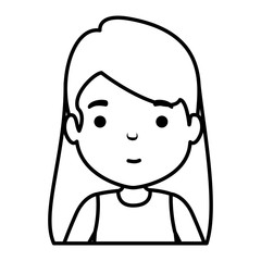 cute little girl character