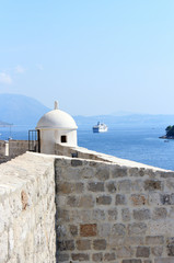 ドブロブニク　城壁の見張り塔