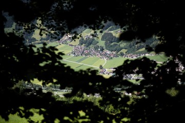 Half Dome Rock Landscape Meadow in Austria 