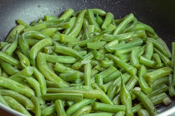 food green dish vegetable beans,  meal.
