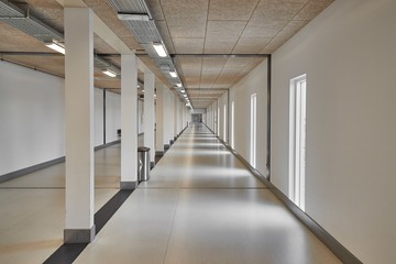 Corridor in a big building