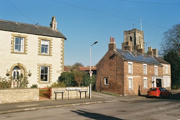 Street scene, Kilham, East Riding of Yorkshire.