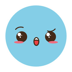 kawaii emoji cartoon face