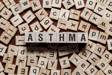 ASTHMA word concept