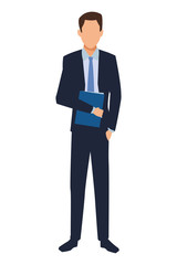 Fototapeta premium executive business cartoon