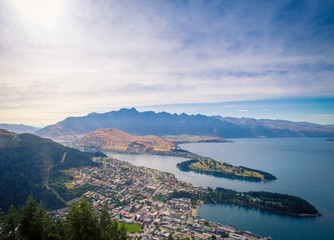 Fototapeta premium View of Queenstown New Zealand