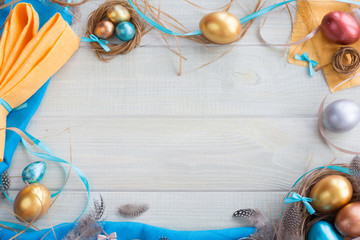 Happy Easter border frame