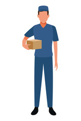 Courier delivery profession avatar