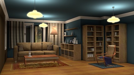 interior of a living room