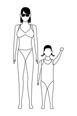 summer vacation cartoon