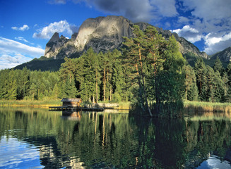Völser Weiher, Völs, Bozen, Südtirol 405.1