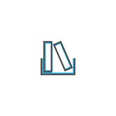 Book icon design. Stationery icon vector design