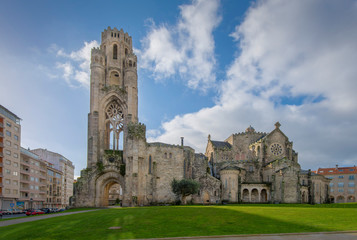 Fototapeta premium Church of Vera Cruz in Carballiño