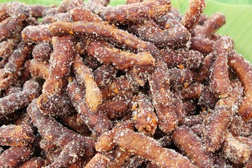 Tamarind with chilli mix salt is delicious