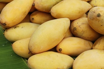 Ripe mango fruit delicious at street food