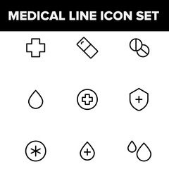 Kitchen Line Icon Set For Your Mobile App, Website & Printable Design