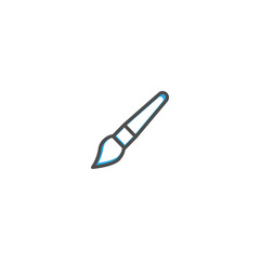 Fototapeta premium Paint brush icon design. Stationery icon vector design