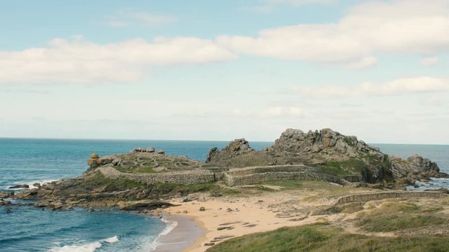 Castro de Baro&ntilde;a. Galicia. Islote