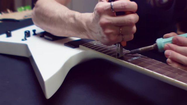 Fretboard fixing and repair
