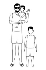 summer vacation cartoon