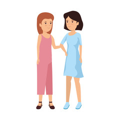 girls couple avatars characters