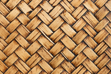 Closed up of wood weave textured background