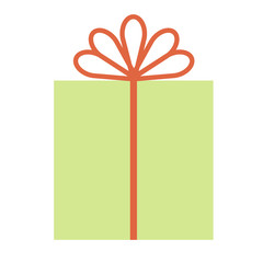 Present flat illustration