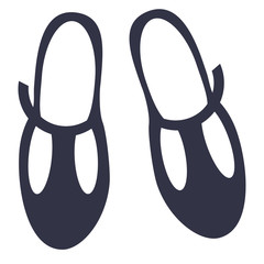 Sandals flat illustration