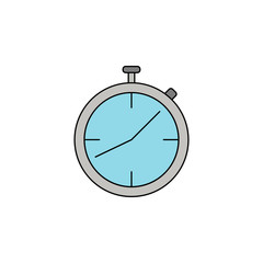 stopwatch outline color icon
