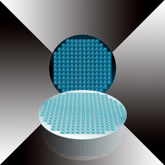 ウエハーのイメージイラスト