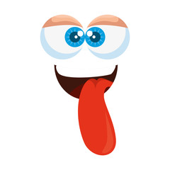 crazy face emoticon icon