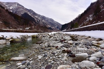 Fototapeta premium 日本の世界遺産, 雪景色の白川郷