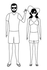 summer vacation cartoon