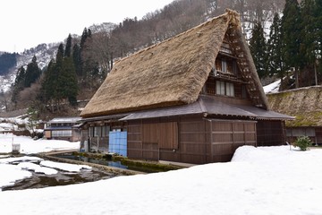 日本の世界遺産, 雪景色の白川郷