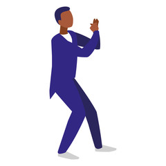 black musician jazz character