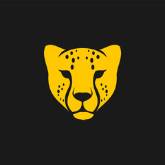 cheetah head logo icon designs vector illustration template © Alpha Vector
