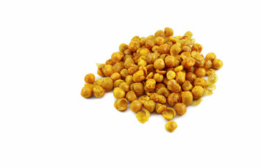 Yellow bean chickpeas fried baked salt and seasoning crispy for nack