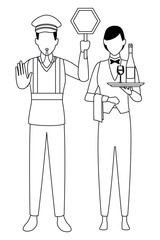 Jobs and professional workers