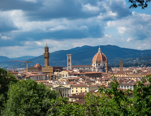 Fototapeta premium Vista de Florencia