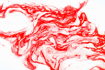 Beautiful abstract painting techniques drawing Ebru .Turkish style of painting Ebru on water with acrylic paints twists the waves.A stylish combination of natural luxury.Contemporary art of marming