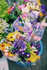 Farmers Market Flowers Detail