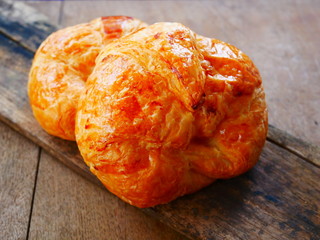 bread on a cutting board