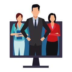 executive business cartoon