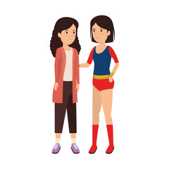 girls couple avatars characters