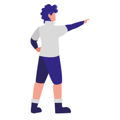 adventurous man avatar character