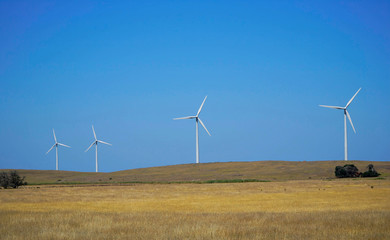 Wind Farm Turbines - Renewable Clean Green Energy