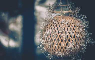 Flower background, vintage style