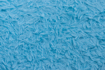 Beautiful sparkling artificial blue fur texture